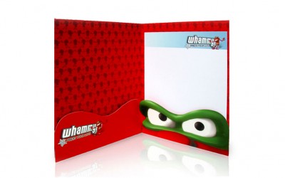 Brochure and Toy Package Design for Whammy