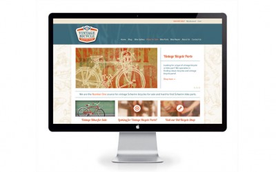 Company Website Design for Vintage Bicycle Restoration