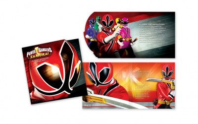 Custom Brochure Designs for Power Rangers
