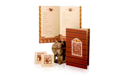 Restaurant Brochure Design for El Pollo Inka