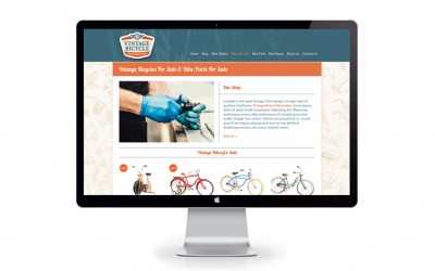 Web Design and Branding for Vintage Bicycle Restoration
