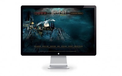 Web Design for the Harry Potter Exhibition