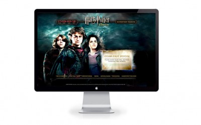 Creative Website Design for the Harry Potter Exhibition